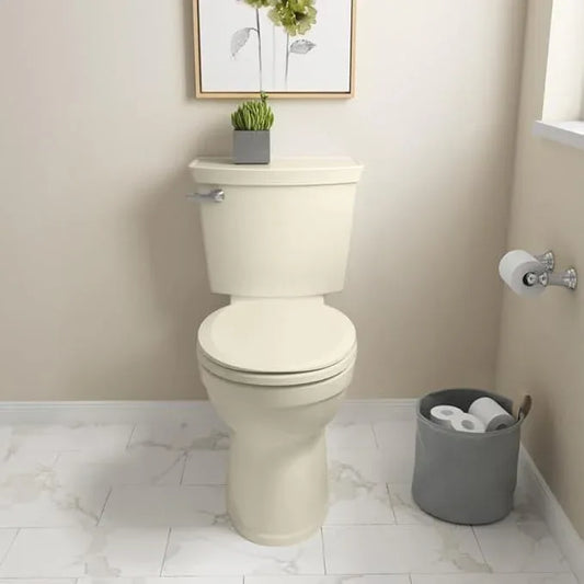 American Standard 5320B65CT.021 Champion Slow-Close Round Front Toilet Seat, Bone - ModernBath