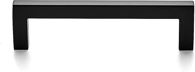 Ravinte 25 Pack Solid 3-3/4 Inch Center to Center Slim Square Bar Drawer Handles Cabinet Hardware - Matte Black Kitchen Pulls - ModernBath