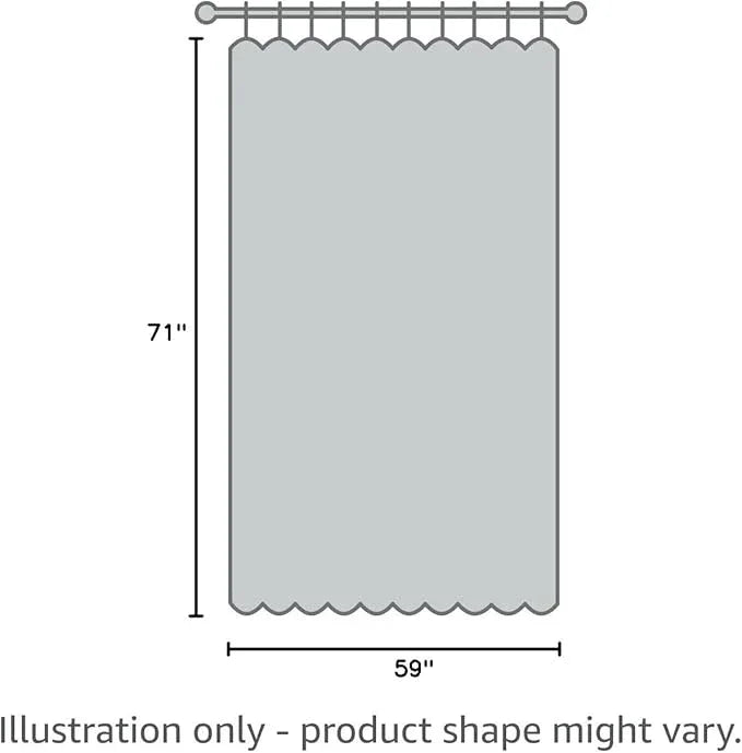 LYFANS Bathroom Uses Colored Wooden 3D Shower Curtain, Luxurious Bathtub Waterproof Shower Curtains, Bright Fabric Shower Curtains, Size (59x72 inches) - ModernBath