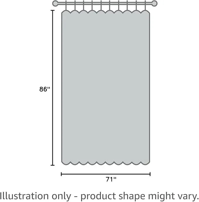 Hookless It’s A Snap! Waffle Shower Curtain, 3-in-1 Shower Curtain with Sheer Top Window, Flex-On Rings & Fabric Liner, 71” x 86”, White - ModernBath