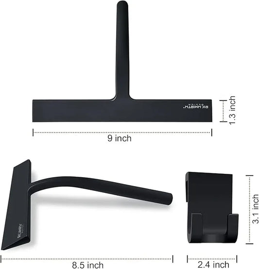 RICHMIRTH Silicone Rubber Blade Shower Squeegee 9" in Width Window & Car Squeegee for Shower, Glass, Window - ModernBath
