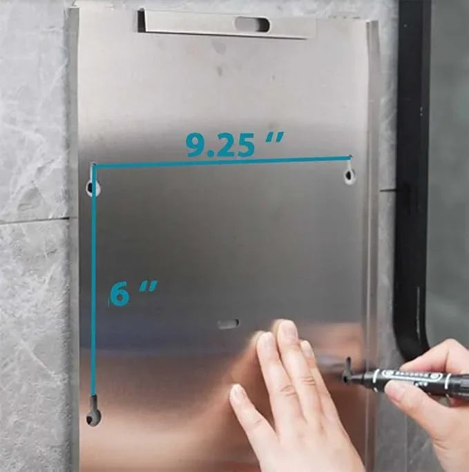 Paper Towel Dispenser Wall Mount - Multifold Trifold Paper Towel Dispensers, Large Capacity Stainless Steel Tissue Holder, Suitable for Bathrooms and Public Places - ModernBath