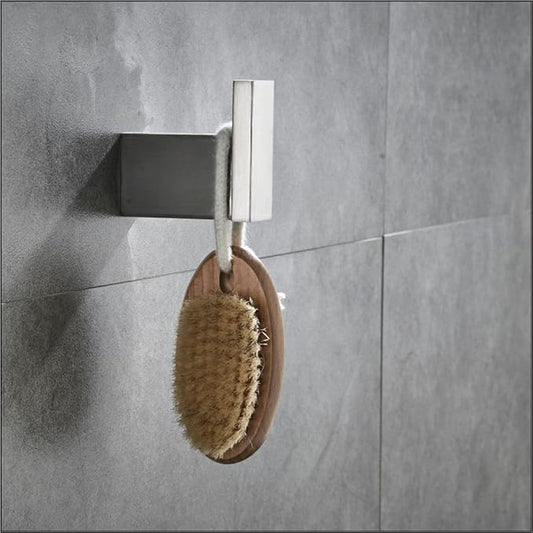 SOFTINOX Bathroom Accessories Set, 4 Piece Brushed Stainless Steel Bathroom Hardware Set, SUS 304, Wall Mounted Towel Bar Kit