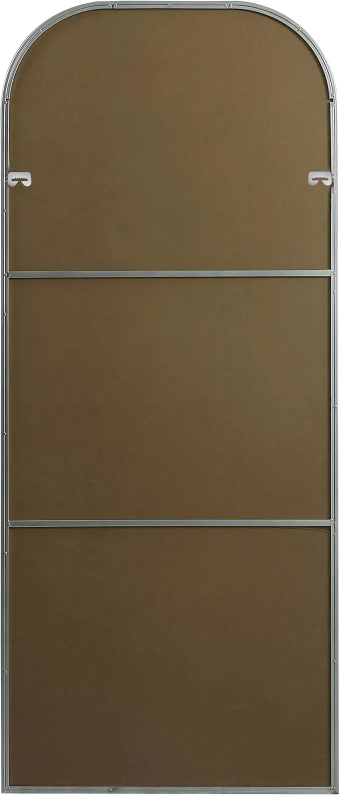 Illuminate, Metal Frame Arch Full Length Mirror 32X76 Inch in, Modern, Silver - ModernBath