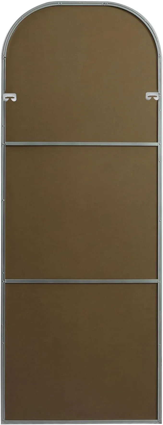 Illuminate, Metal Frame Arch Full Length Mirror 28X74 Inch in, Modern, Silver - ModernBath