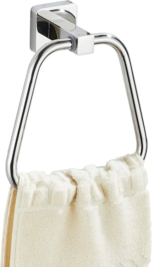 Chrome Towel Ring for Bathroom, Kitchen Bath Towel Holder Hangers Wall Mount Heavy Duty Stainless Steel - ModernBath