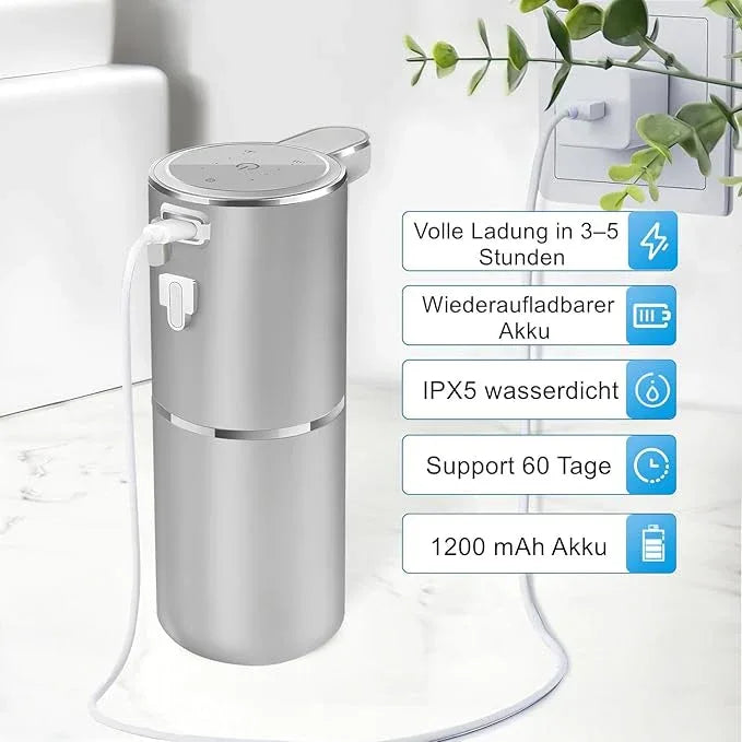 Automatic Liquid Soap Dispenser Bathroom Kitchen Dish Liquid Body Shampoo Shower Gel Hand Free Liquid Wall Mount Touchless Soap Dispenser 380ml Auto Liquid Dispenser Sylfu - ModernBath