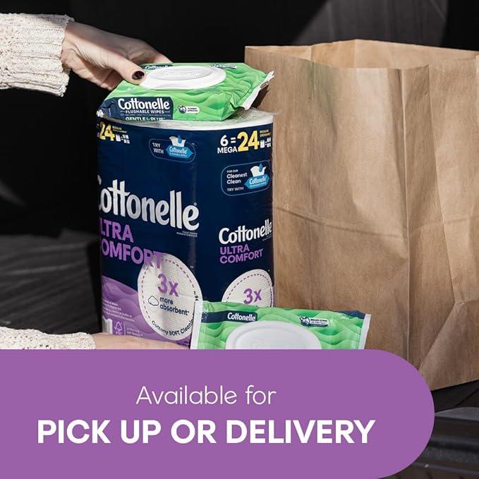 Cottonelle Ultra Comfort Toilet Paper, 9 Mega Rolls = 36 Regular Rolls, Packaging May Vary - ModernBath