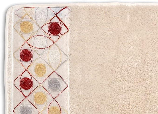 Zahari Home Sedona Modern Bathroom Rug Classic Luxury Bath Rug Contemporary Decor Beautiful Shower Mat Unique Design Stylish Bathroom Rug Bath Shower Tub Decor - ModernBath