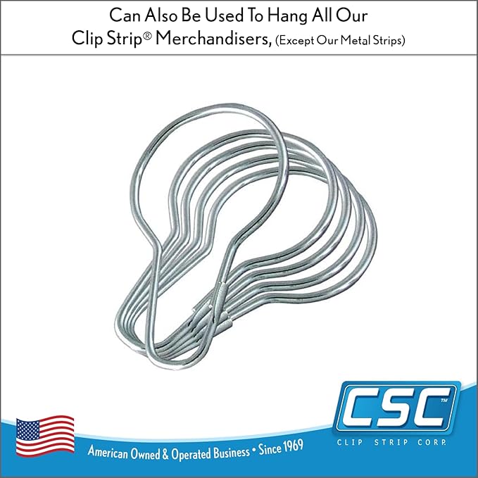 100 Pack Shower Curtain Hooks, 2.5" Metal Shower Curtain Rings, Rust Proof Stainless Steel Hanging Clips