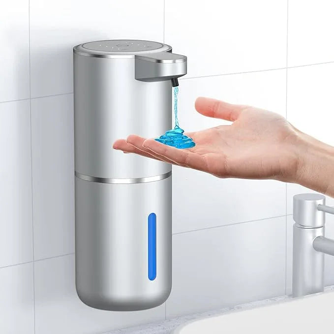 Fantictas Automatic Soap Dispenser Touchless Automatic Liquid Soap Dispenser 4 Adjustable 1500mAh Soap Dispensing Levels Wall Mount for Kitchen and Bathroom - ModernBath