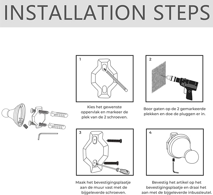 Newfun 8-Pieces Matte Black Bathroom Accessories Set Towel Racks for Bathroom - Bathroom Hardware Set, 2 * 24 Inch Towel Bar for Bathroom 2*Toilet Paper Holder 2* Towel Ring Towel Holders 2* Hook