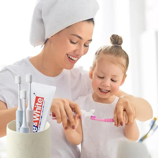 BSDISP Toothbrush Holder for Bathrooms - 1 Cup Ceramic Toothbrush Toothpaste Holder, Beige Bathroom Tumbler Cup Reusable Toothbrush Mouthwash Cup, Bathroom Counter Organizer - ModernBath