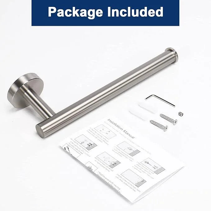 NearMoon Hand Towel Holder/Towel Ring, Thicken Stainless Steel Hand Towel Bar for Bathroom, Rustproof Wall Mounted Towel Rack, Contemporary Style Bath Accessories, 9 Inch (1 Pack, Brushed Nickel) - ModernBath