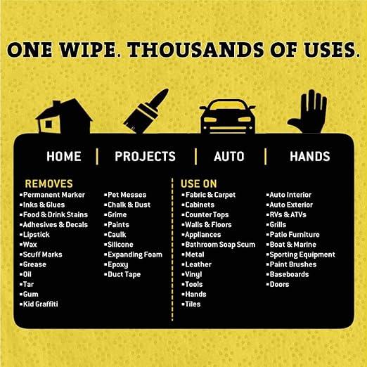 Tub O' Towels TW90 Heavy-Duty 10" x 12" Size Multi-Surface Cleaning Wipes, (10" x 12" wipes) Per Canister, Pack of 1, 90 Count Total - ModernBath