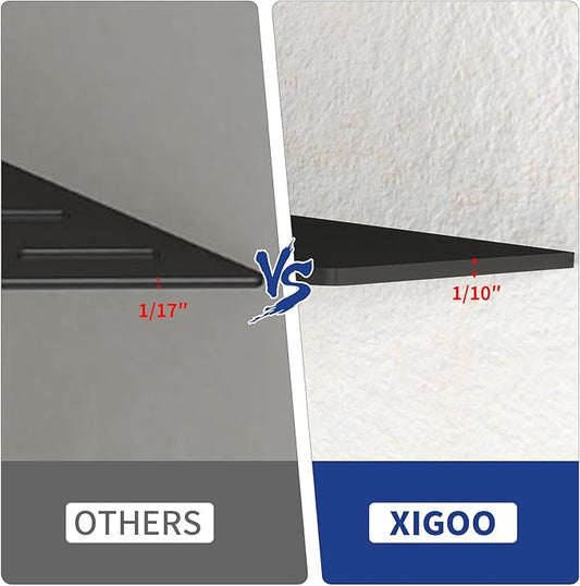 10" Recessed Corner Shower Shelf 2 Packs, Grout Mount Install ation with Soap Holder, Bathroom Cornor Organizer for Tiled Wall, Requires Sealant, Matte Black