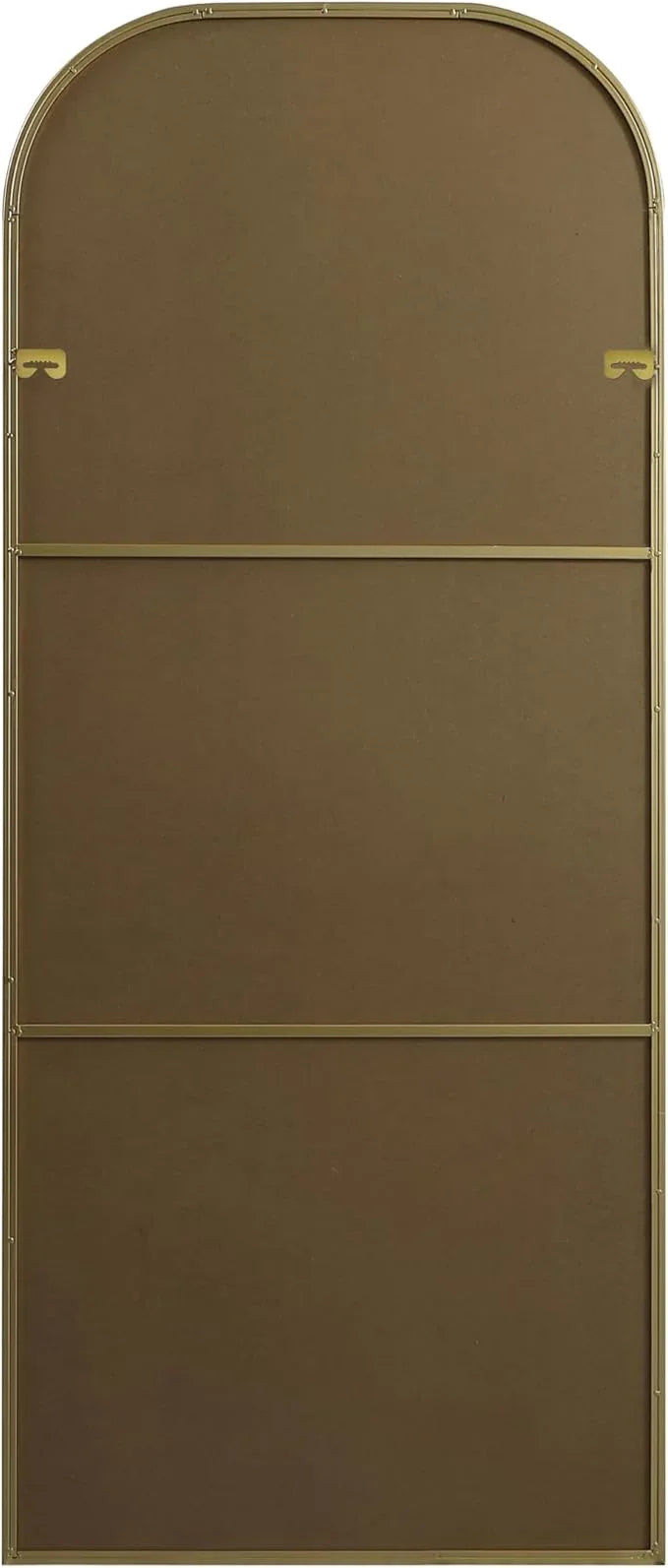 Illuminate, Metal Frame Arch Full Length Mirror 32X76 Inch in, Modern, Brass - ModernBath