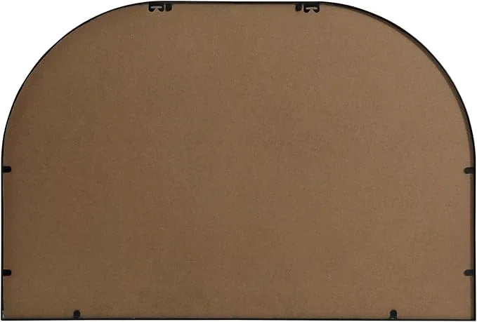 Illuminate, Metal Frame Arch Mirror 36X24 Inch in, Modern, Black - ModernBath
