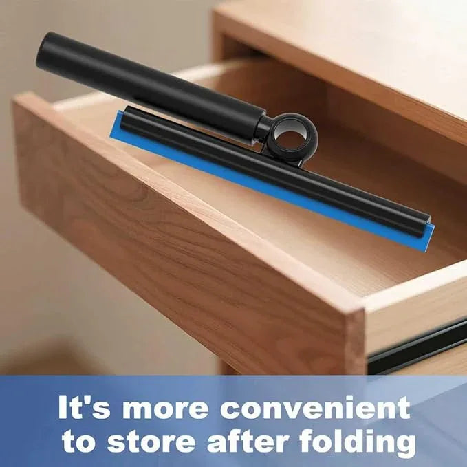 EHOMGUI Shower Squeegee for Glass Doors, Squeegee with Long Handle, Telescoping Squeegee for Shower, Extendable Window Cleaner Tool for Car Windows, Tile Walls, Sliding Door, Shower Glass Door - ModernBath