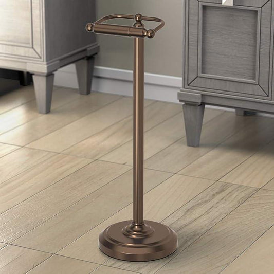Gatco 1436BZ Pedestal Toilet Paper Holder, Bronze,Large - ModernBath