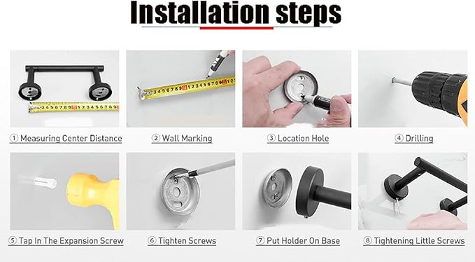 Newfun Polished Chrome Toilet Paper Holder, SUS 304 Stainless Steel Adjustable Double Post Pivoting Toilet Paper Roll Holder Wall Mount for Bathroom