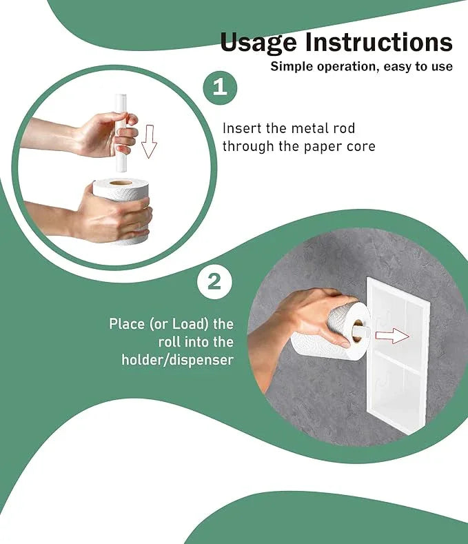 Toilet Paper Holder Recessed Wall,Double-Layer Storage Roll Paper Dispenser, Can Also be Used as Footrest,Soap Holder and Shower Niche,Stainless Steel,Matte White,13.5 in X 18 in X 4 in - ModernBath