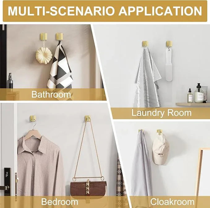 Brushed Gold Bathroom Hardware Towel Bar Set, 5 Pieces Double Dase Toilet Paper Holder Towel Holder Set, 23.6 Inch Stainless Steel Towel Rack for Bathroom Wall Mount - ModernBath