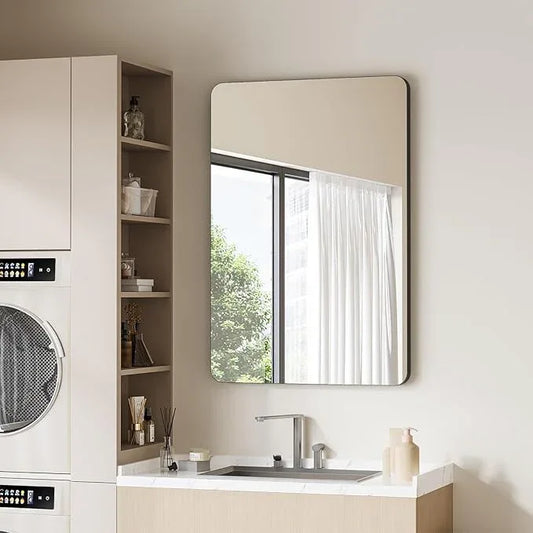 Rresyet 24×36 Bathroom Mirror Cabinet with 3X Magnifying Mirror, Adjustable Shelves, Bathroom Mirror with Storage, Recessed or Wall Mounted Medicine Cabinet for Jewelry,Masks & Beauty Tools - ModernBath