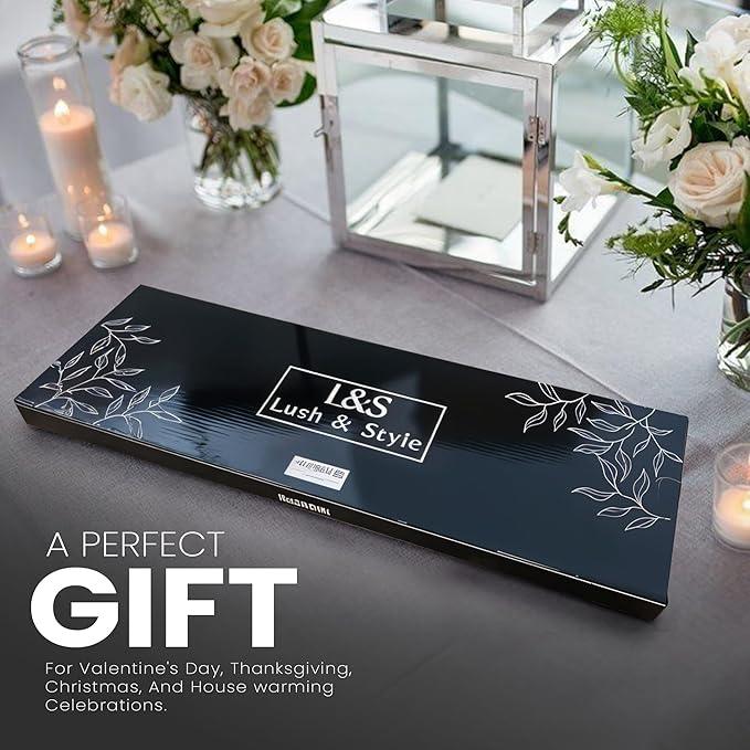 Lush & Style Premium Large Bathtub Tray Large & Thick 35x10 Inch, Acacia Wood Luxury, Waterproof, Non-Toxic, Adjustable Legs, No Tools Required,Caddy Tray, Luxury Bath Accessories,New Home Essenials - ModernBath