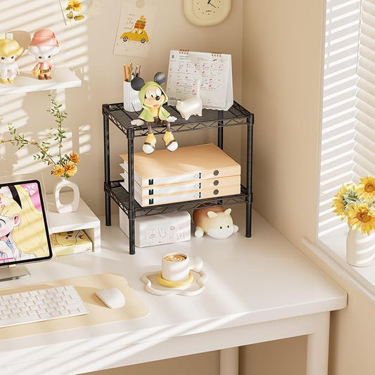 SINGAYE Shelf Closet Wire Shelving:Adjustable Metal Unit for Laundry Room Organization Bathroom Kitchen Home Storage Small Pantry Rack Shelves