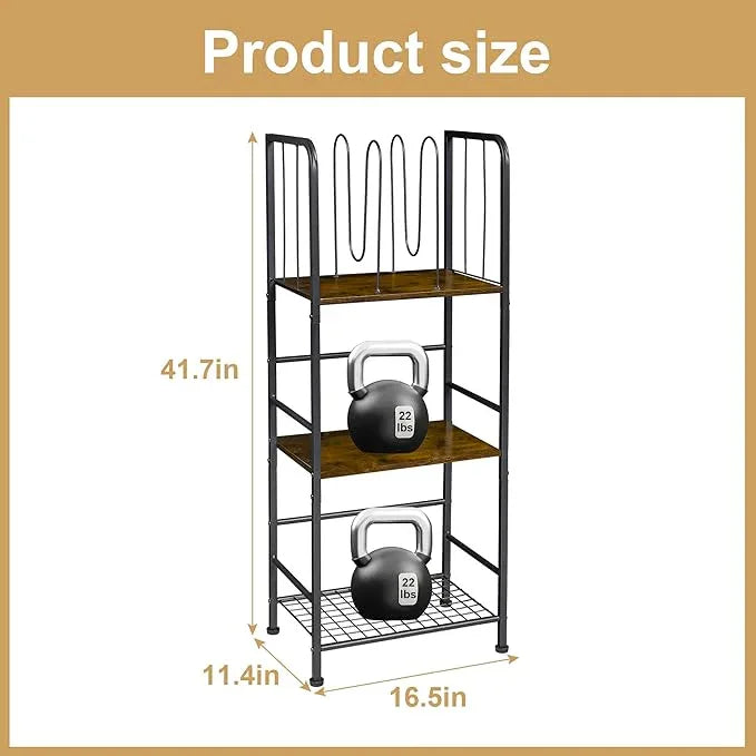 Towel Rack Free Standing 3-Tier M-Shaped Detachable Dividers, Durable Metal Towel Holder for Bathroom, Pool Towel Rack, Space-Saving Towel Storage Organizer, Modern Bath Towel Shelf Patent Pending - ModernBath