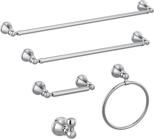 Delta Woodhurst (1-Pack) Toilet Paper Holder Polished Chrome Tissue Roll Holder for Bathroom Organization and Storage Pivoting Toilet Tissue Holder Wall Bathroom Accessories 73250 - ModernBath