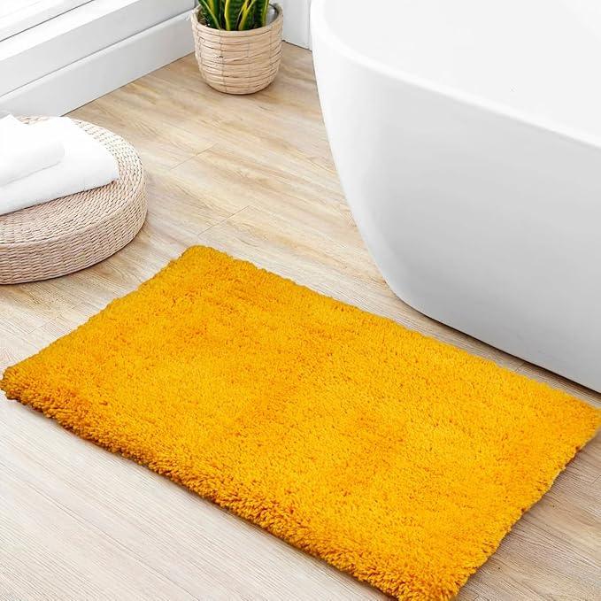 C23 Luxury Bathroom Rugs, Bath Mat - 20"x32" | 2200 GSM Tufted Cotton Bathroom Mat | Ultra-Absorbent Quick Dry, Heavyweight Non-Slip Bathmat | Thick Soft Plush Machine Washable Bath Rug - ModernBath