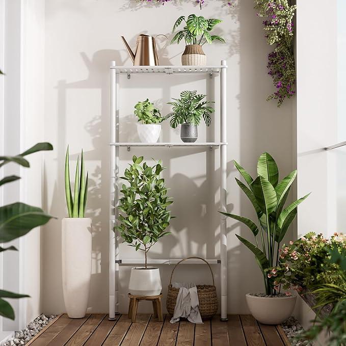 AmazerBath Bamboo Over The Toilet Storage Shelf, 2-Tier Over Toilet Bathroom Organizer Rack, Bathroom Shelves Over Toilet Space Saver, White - ModernBath