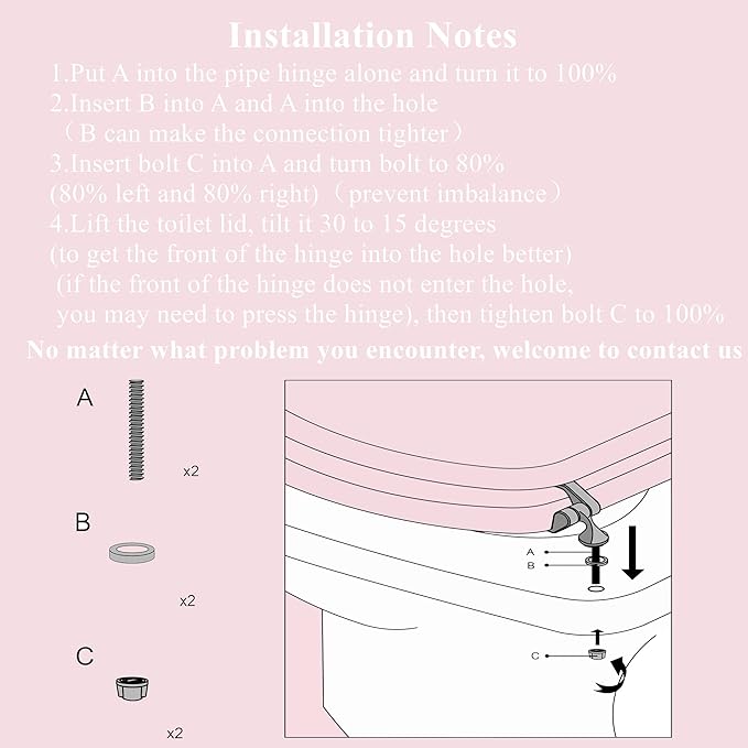 BLOFDE Round Toilet Seat Wood Toilet Seat Prevent Shifting with Zinc Alloy Hinges American Standard Size Toilet Seat Easy to Install also Easy to Clean (Round,Sparkling Queen Red)