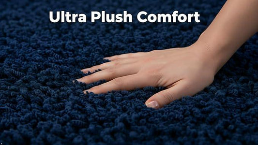 C23 Luxury Bathroom Rugs, Bath Mat - 20"x32" | 2200 GSM Tufted Cotton Bathroom Mat | Ultra-Absorbent Quick Dry, Heavyweight Non-Slip Bathmat | Thick Soft Plush Machine Washable Bath Rug - ModernBath