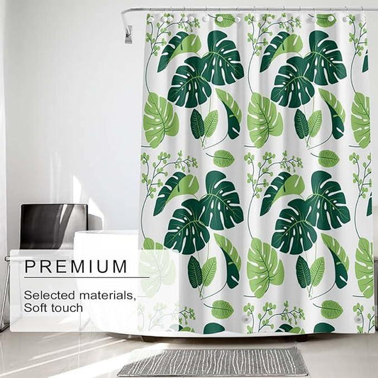 TIKABC Shower Curtain Liner, 4G PEVA Shower Liner, Plastic Waterproof Shower Curtains, 72x72 inch with Grommet Holes 3 Magnetic Weights - ModernBath