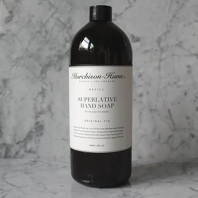 Murchison-Hume Luxury Vegan Hand Soap Refill, Moisturizing Hand Wash, SLS, Paraben & Cruelty-Free, 32oz (Original Fig) - ModernBath