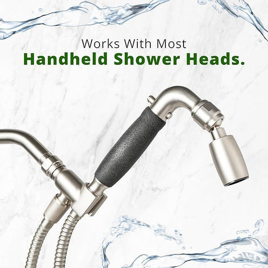 High Sierra® - Solid Metal Standard Handheld Shower Holder. Oil Rubbed Bronze Finish - ModernBath