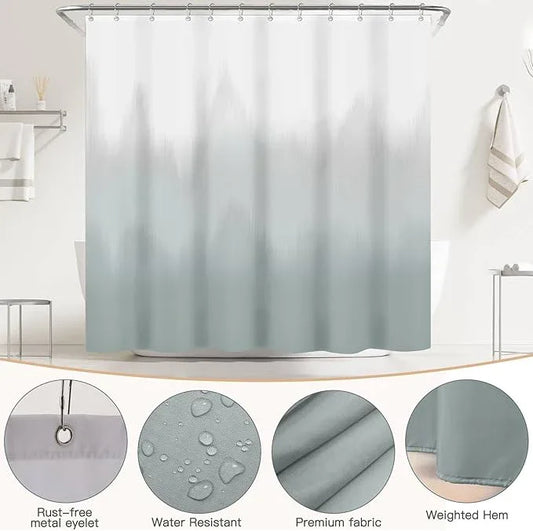 iMucci Bathroom Accessories Bathroom Sets with Shower Curtain, Bath Towel Set, Trash Can, Toilet Brush, Soap Dispenser, Bathroom Accessories Set Complete - ModernBath
