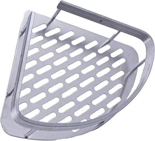 Cadella USA | Corner Shower Shelves | 2-Pack | No Drill Self-Adhesive | Silver Bathroom Organizer - ModernBath