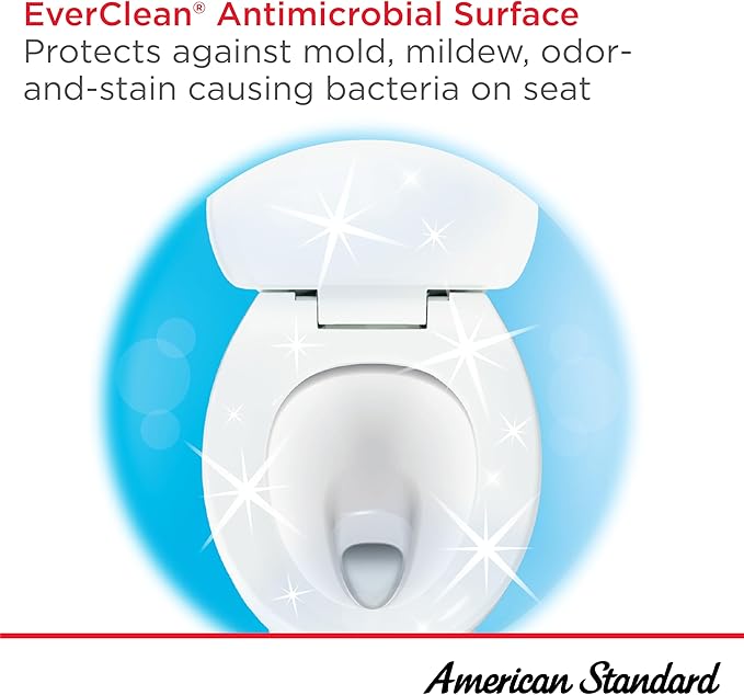 American Standard 5321A65CT.021 Champion Slow-Close Elongated Toilet Seat, Bone