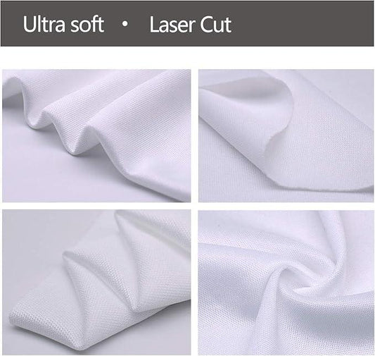 AAWipes Cleanroom Cloth Wipes 9"x9" (Bag of 150 Pcs) Double Knit 100% Polyester Wipers Lint Free Cloths with Ultra-fine Filaments, Laser Sealed Edge, Class 100 Cloths, Ultra-soft Wipes CP14009 - ModernBath