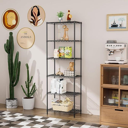 SINGAYE Shelf Closet Wire Shelving:Adjustable Metal Unit for Laundry Room Organization Bathroom Kitchen Home Storage Pantry Rack Shelves - ModernBath