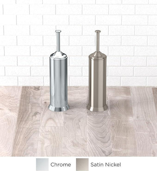 Gatco 1484 Toilet Brush and Canister, Chrome - ModernBath