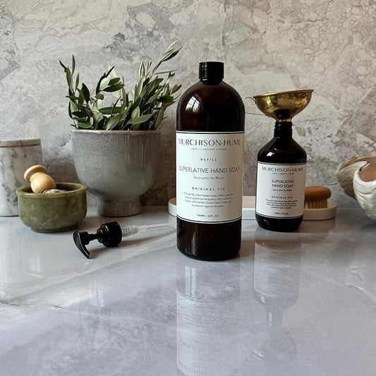 Murchison-Hume Luxury Vegan Hand Soap Refill, Moisturizing Hand Wash, SLS, Paraben & Cruelty-Free, 32oz (Original Fig) - ModernBath