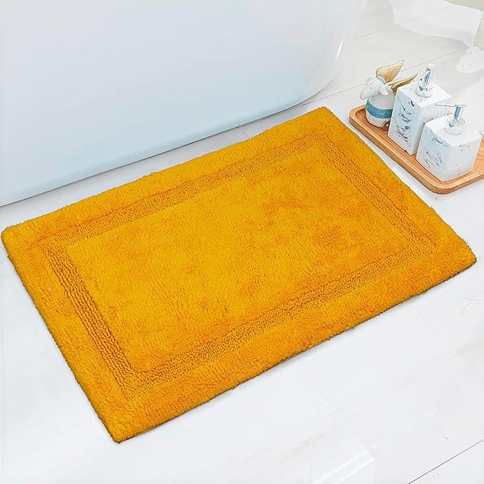 C23 Luxury Bathroom Rugs, Bath Mat - 20"x32" & 16"x24", 2200 GSM Tufted Cotton Bathroom Mat, Ultra-Absorbent Quick Dry Heavyweight Non-Slip Bathmat, Thick Soft Plush Machine Washable Bath Rug - 2 Pack - ModernBath