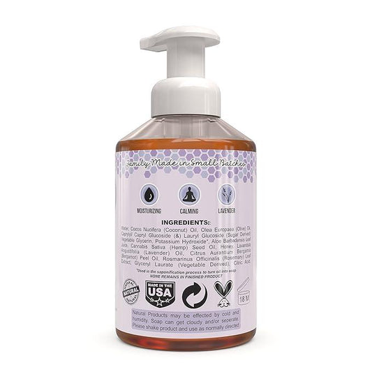 Beessential All Natural Foaming Hand Soap, Lavender and Bergamot Essential Oils, Made with Moisturizing Aloe & Honey - Made in the USA, 16 oz - ModernBath