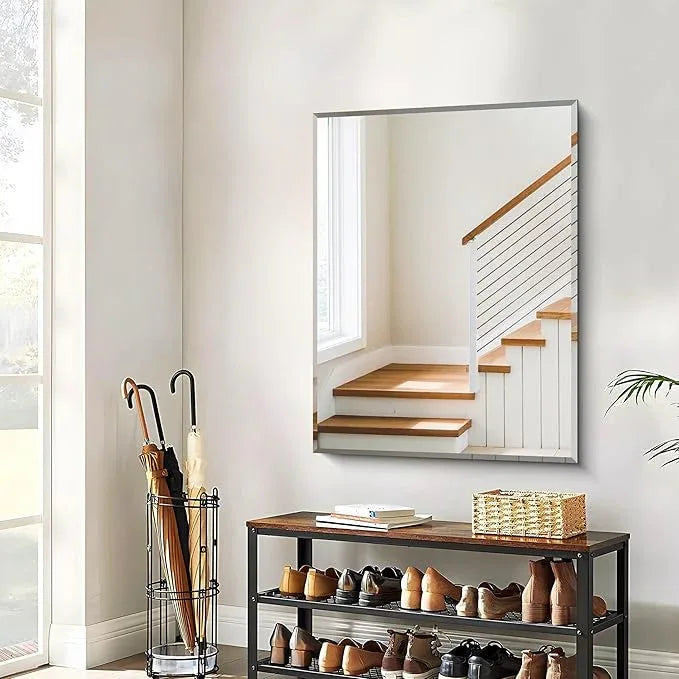 CILIBER Beveled Bathroom Mirror, 30x40 Large Frameless Mirrors for Over Sink, Upgraded Shatterproof Beveled Frameless Vanity Mirror for Bathroom,Bedroom,Living Room and Entryway - ModernBath