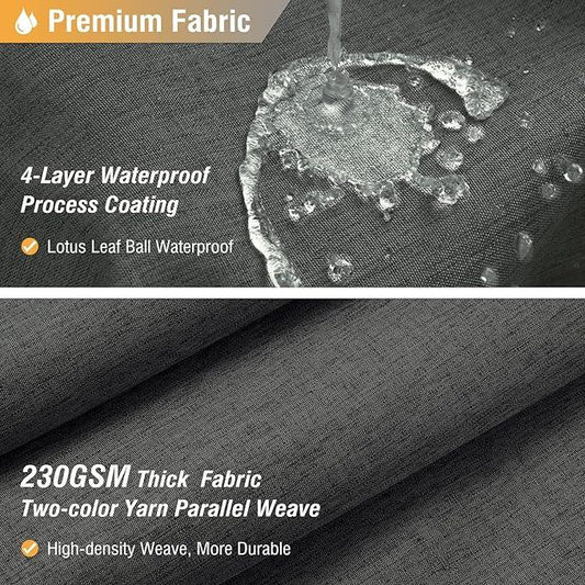 BTTN Extra Long Shower Curtain - 84 Inch Gray Linen Textured Heavy Duty Fabric Shower Curtain Set with 12 Hooks, Tall Luxury Simple Waterproof Cloth Shower Curtains for Bathroom, 72x84, Charcoal Grey - ModernBath